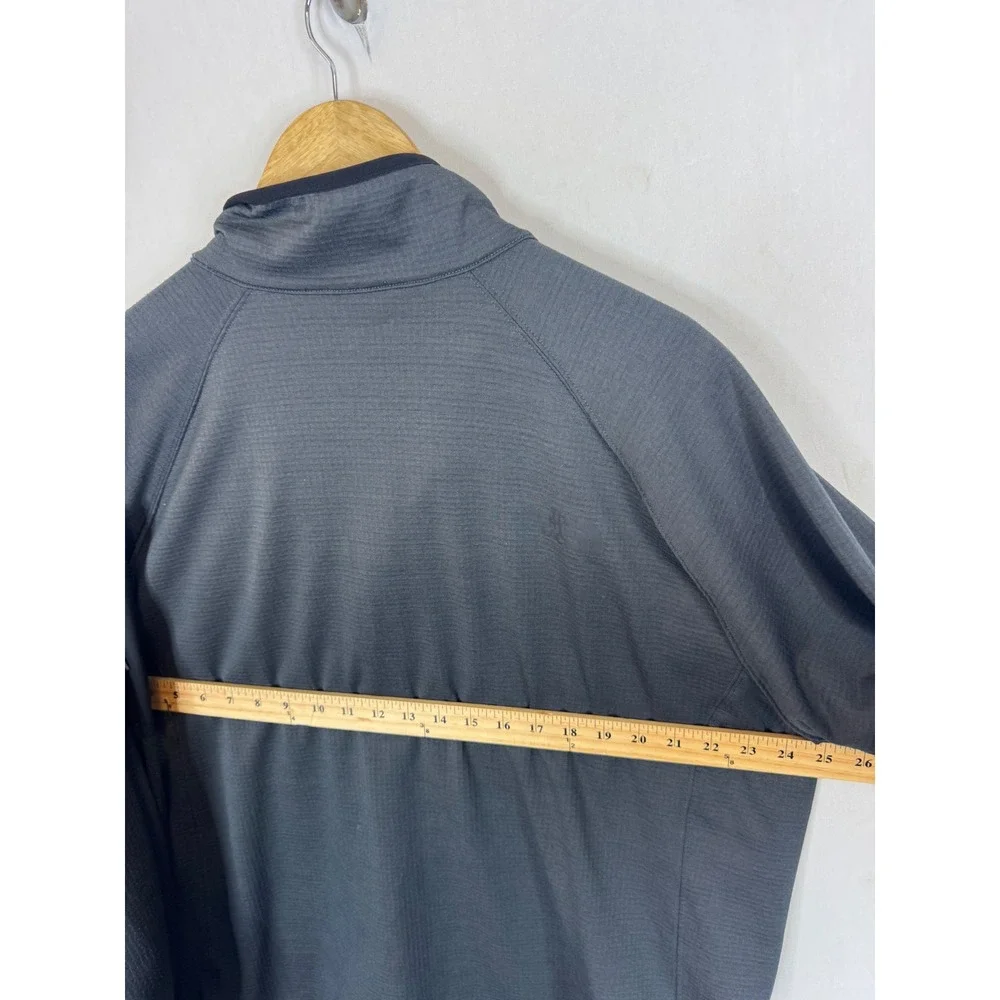 The North Face Mens Borod Full Zip Grid Fleece Jacket Asphalt Grey XXL NF0A2VE1